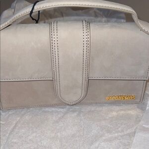 Jacquemus Beige Suede Women's Bag